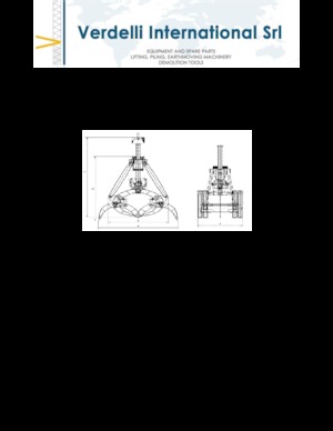 Pinzas de demolición clasificadoras Verdelli F.M. 1600