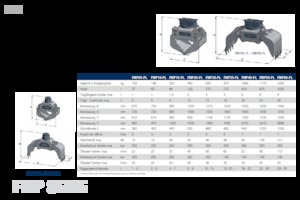 Pinzas de demolición clasificadoras FRD FMP15-PL