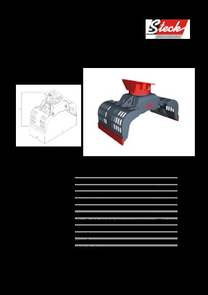 Pinzas de demolición clasificadoras Steck G 20
