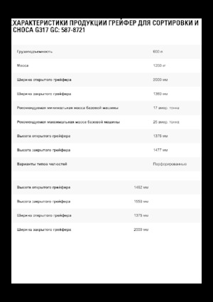 Pinzas de demolición clasificadoras Caterpillar G317 GC