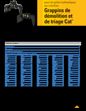 Pinzas de demolición clasificadoras Caterpillar G318