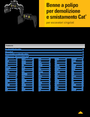 Pinzas de demolición clasificadoras Caterpillar G318