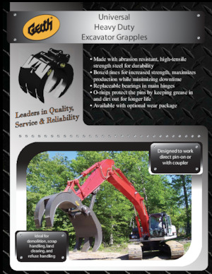 Pinzas de demolición clasificadoras Geith HDG150QD