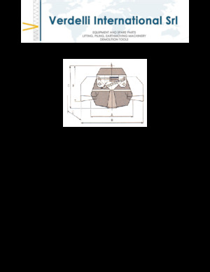 Pinzas de demolición clasificadoras Verdelli M.E.-O. 2/7000