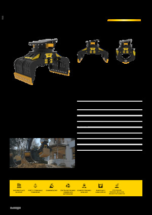 Pinzas de demolición clasificadoras MB Crusher MB-G1000 S4