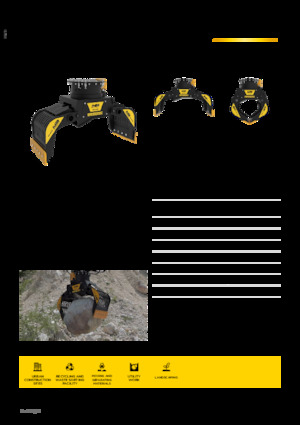 Pinzas de demolición clasificadoras MB Crusher MB-G450 S4