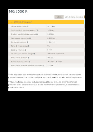 Pinzas de demolición clasificadoras Epiroc MG 3000 R