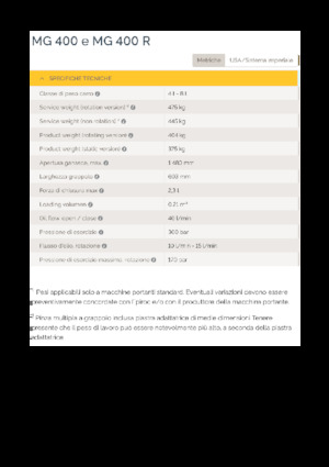 Pinzas de demolición clasificadoras Epiroc MG 400