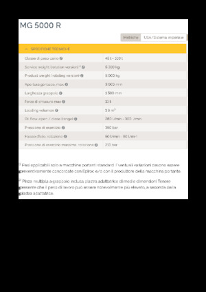 Pinzas de demolición clasificadoras Epiroc MG 5000 R