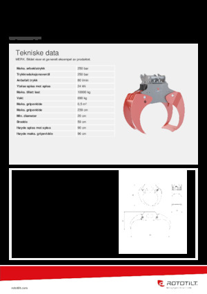 Pinzas de demolición clasificadoras Rototilt® MG7