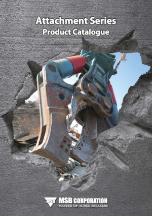 Pinzas de demolición clasificadoras MSB MSDG 7000