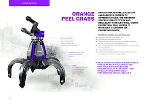 Pinzas de demolición clasificadoras Prodem MT4.5-1250