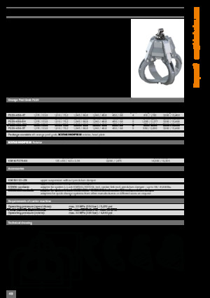 Pinzas de demolición clasificadoras Kinshofer P22V-450-4T