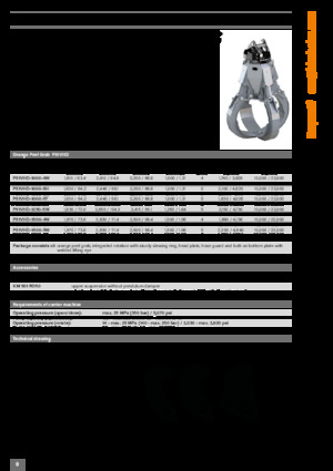 Pinzas de demolición clasificadoras Kinshofer P51VHD-1500-5H