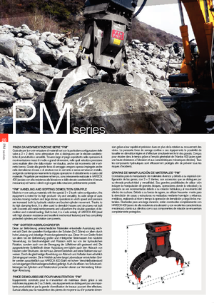 Pinzas de demolición clasificadoras VTN PM1500