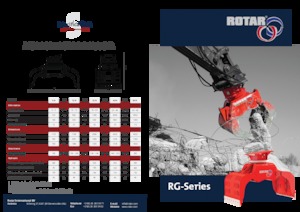 Pinzas de demolición clasificadoras Rotar RG 60-N