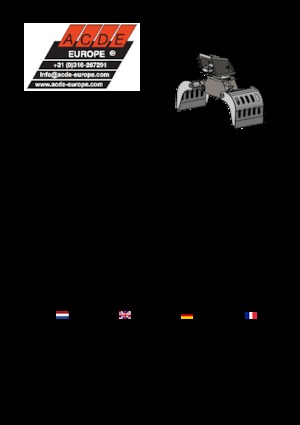 Pinzas de demolición clasificadoras ACDE S100-D