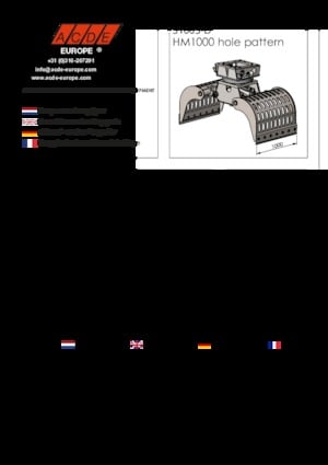 Pinzas de demolición clasificadoras ACDE S1003-D