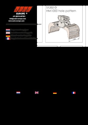 Pinzas de demolición clasificadoras ACDE S1202-D