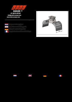 Pinzas de demolición clasificadoras ACDE S400-D