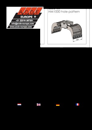 Pinzas de demolición clasificadoras ACDE S803-ZD