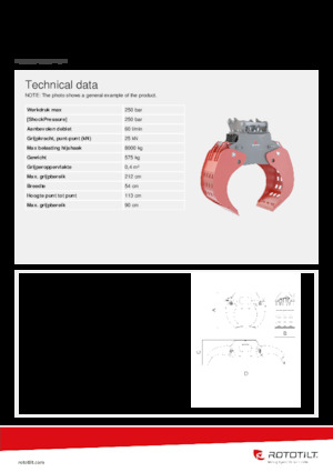 Pinzas de demolición clasificadoras Rototilt® SG5