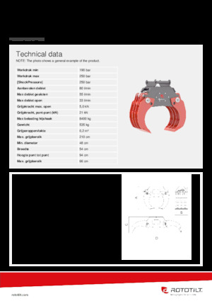 Pinzas de demolición clasificadoras Rototilt® SG60