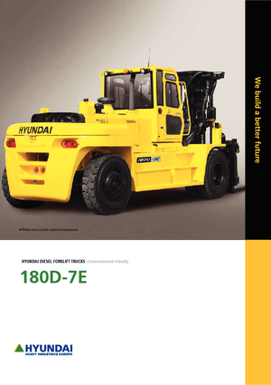 Carretillas elevadoras diesel Hyundai 180 D 7 E