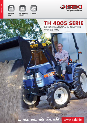 Tractores de uso municipal Iseki 4295 AHL