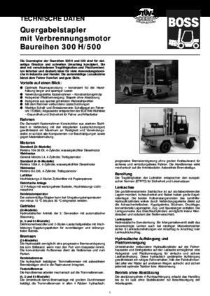 Carretillas elevadoras de carga lateral diesel Steinbock 547