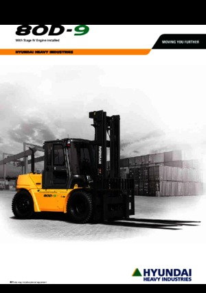 Carretillas elevadoras diesel Hyundai 80D-9