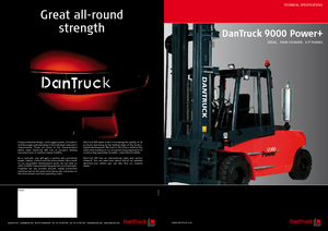 Carretillas elevadoras diesel DanTruck 9496 Power +