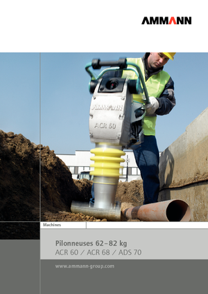 Apisonadores a gasolina y diesel Ammann ATR 60 C