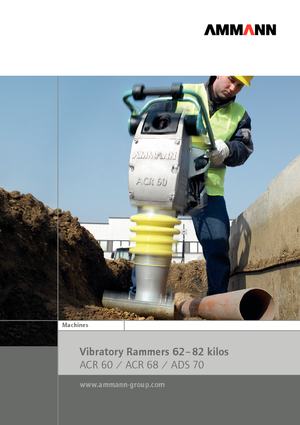 Apisonadores a gasolina y diesel Ammann ATR 60 C