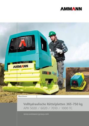 Planchas vibratorias reversibles Ammann APH 5020