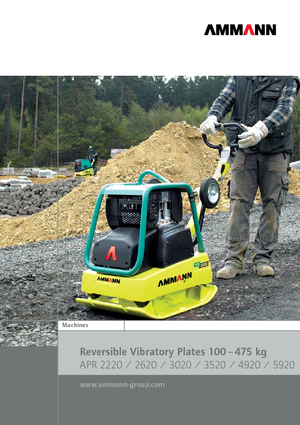 Planchas vibratorias reversibles Ammann APR 2620