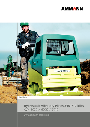 Planchas vibratorias reversibles Ammann APH 5020