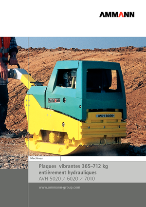 Planchas vibratorias reversibles Ammann APH 5020
