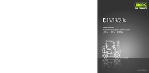 Carretillas elevadoras diesel Clark C 15 D