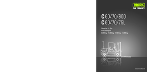 Carretillas elevadoras diesel Clark C 80 D