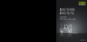 Carretillas elevadoras diesel Clark C 80 D