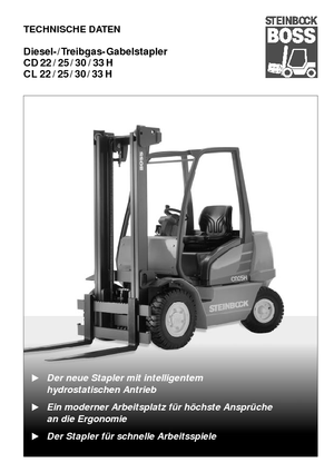 Carretillas elevadoras diesel Steinbock CD 33 H