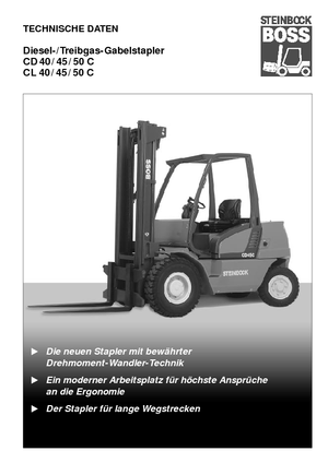Carretillas elevadoras diesel Steinbock CD 50 C