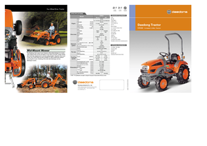 Tractores de uso municipal Kioti CK 22 HST