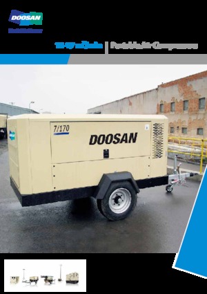 Compresores Portátiles - Diesel, Eléctr., Gasolina Doosan 7/170