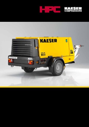 Compresores Portátiles - Diesel, Eléctr., Gasolina Kaeser Mobilair M 82 G 8,5 kVA