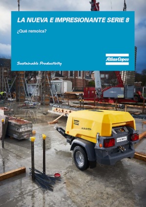 Compresores Portátiles - Diesel, Eléctr., Gasolina Atlas Copco XAS 48 KdG 12 kVA