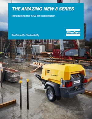 Compresores Portátiles - Diesel, Eléctr., Gasolina Atlas Copco XAS 88 Kd