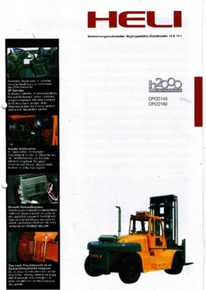 Carretillas elevadoras diesel Heli CPCD 160
