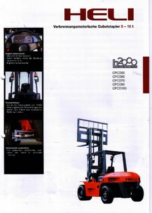 Carretillas elevadoras diesel Heli CPCD 100 W